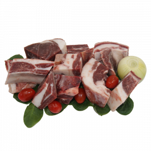 Sauté de chèvre fumée avec os